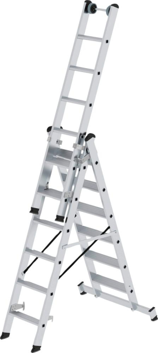 Alu-Mehrzweckleiter
3x6 Stufen
Leiterlänge 1,96m eingef. - Detail 1