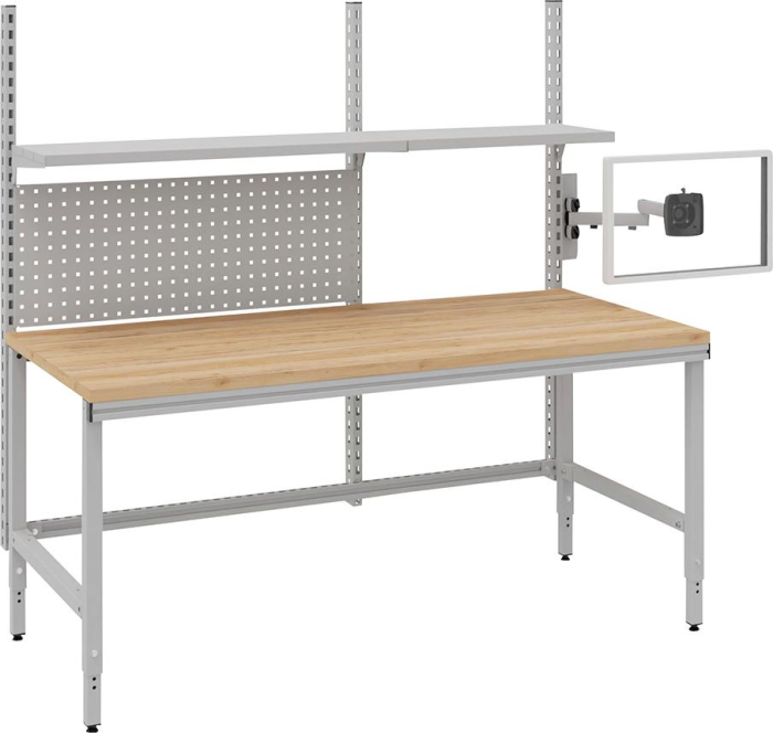 Systemtisch Multi4easy
B1685xT800xH720-1020 mm
Tischplatte Multiplex - Detail 1