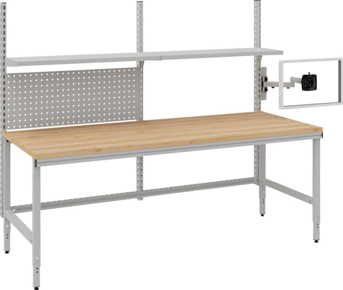 Systemtisch Multi4easy
B2030xT800xH720-1020 mm
Tischplatte Multiplex - Detail 1