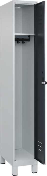 Garderobenschrank CLASSIC
B300xT500xH1950 mm
RAL 7035/7016, 1 Abteil - Detail 1