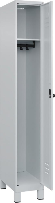 Garderobenschrank CLASSIC
B300xT500xH1950 mm
RAL 7035/7035, 1 Abteil - Detail 1