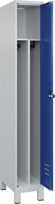 Gard.-Schrank TW CLASSIC
B300xT500xH1950 mm
RAL 7035/5010, 1 Abteil - Detail 1