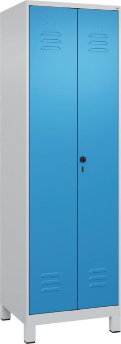 Wäscheschrank CLASSIC
B600xT500xH1950 mm
RAL 7035/5012, 2 Abteile - Detail 1
