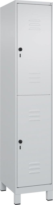 Doppelst. Schrank CLASSIC
B400xT500xH1950 mm
RAL 7035/7035, 1x2Abteile - Detail 1