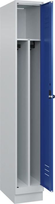 Gard.-Schrank TW CLASSIC
B300xT500xH1950 mm
RAL 7035/5010, 1 Abteil - Detail 1