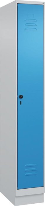 Gard.-Schrank TW CLASSIC
B300xT500xH1950 mm
RAL 7035/5012, 1 Abteil - Detail 1