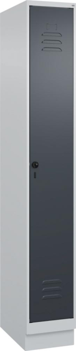 Gard.-Schrank TW CLASSIC
B300xT500xH1950 mm
RAL 7035/7016, 1 Abteil - Detail 1