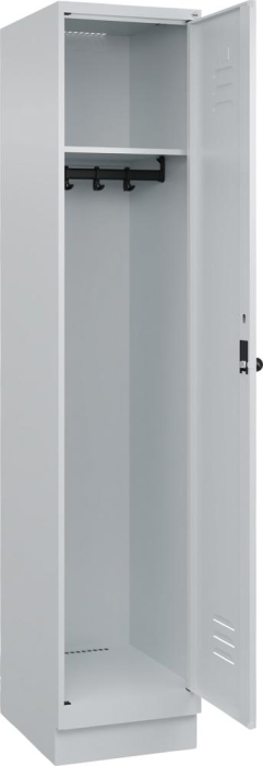 Garderobenschrank CLASSIC
B400xT500xH1950 mm
RAL 7035/7035, 1 Abteil - Detail 1