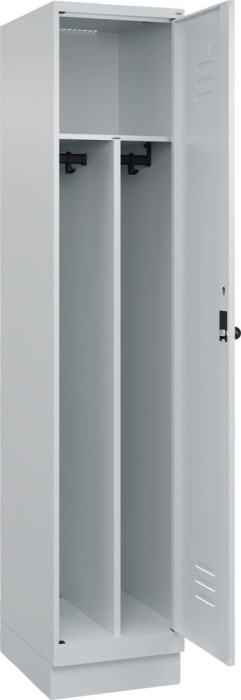 Gard.-Schrank TW CLASSIC
B400xT500xH1950 mm
RAL 7035/7035, 1 Abteil - Detail 1
