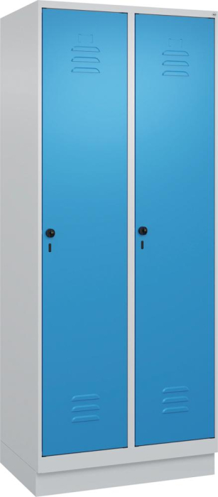 Gard.-Schrank TW CLASSIC
B800xT500xH1950 mm
RAL 7035/5012, 2 Abteile - Detail 1