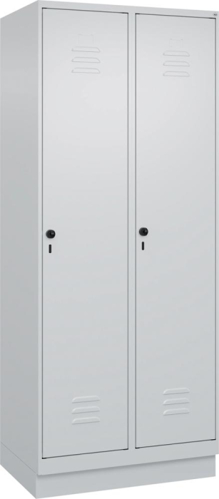 Gard.-Schrank TW CLASSIC
B800xT500xH1950 mm
RAL 7035/7035, 2 Abteile - Detail 1