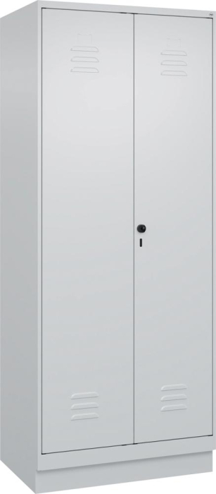 S/W-Gard.-Schrank CLASSIC
B800xT500xH1950 mm
RAL 7035/7035, 2 Abteile - Detail 1