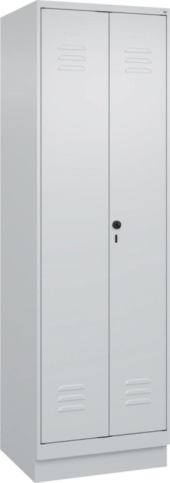 Raumpflege-Schr. CLASSIC
B600xT500xH1950 mm
RAL 7035/7035, 2 Abteile - Detail 1