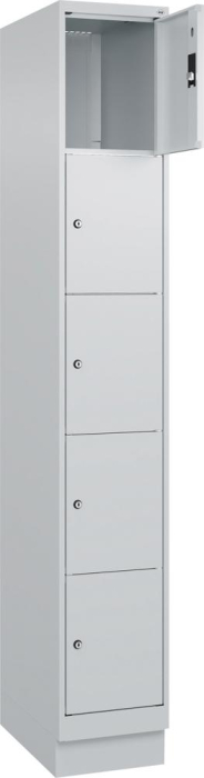 Fächerschrank CLASSIC
B300xT500xH1950 mm
RAL 7035/7035, 1x5 Fächer - Detail 1