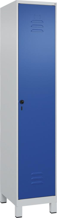 Gard.-Schrank TW CLASSIC
B400xT500xH1950 mm
RAL 7035/5010, 1 Abteil - Detail 1