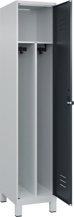 Gard.-Schrank TW CLASSIC
B400xT500xH1950 mm
RAL 7035/7016, 1 Abteil - Detail 1