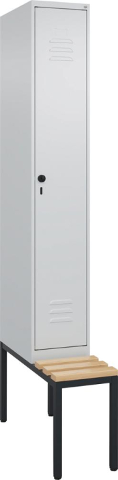 Garderobenschrank CLASSIC
B300xT500xH2120 mm
RAL 7035/7035, 1 Abteil - Detail 1