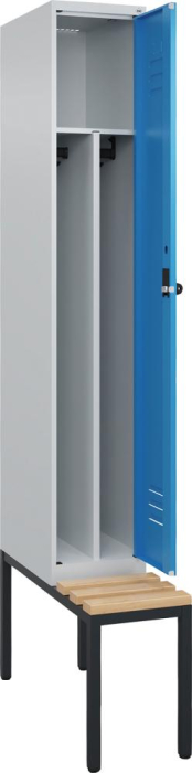 Gard.-Schrank TW CLASSIC
B300xT500xH2120 mm
RAL 7035/5012, 1 Abteil - Detail 1