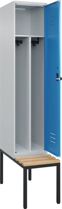 Gard.-Schrank TW CLASSIC
B400xT500xH2120 mm
RAL 7035/5012, 1 Abteil - Detail 1