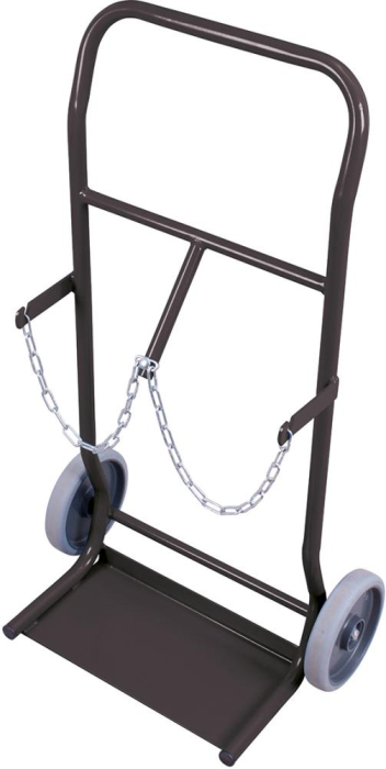 Stahlflaschenkarre
B565xH1045 mm 2x10 ltr
Vollgummibereifung - Detail 1