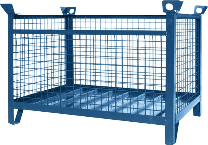 Gitterbox-Stapelpalette
1500 kg
enzianblau RAL 5010 - Detail 1