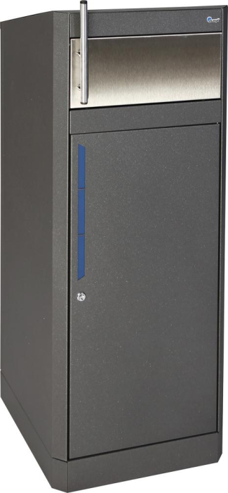Abfallbehälter Binox-
Hybrid-80l f. Gebäude
420x420x1060mm - Detail 1