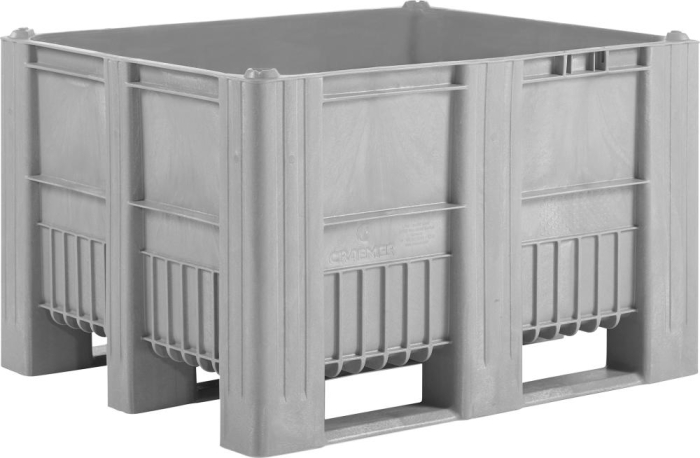 Palettenbox CB3
B1200 x T1000 x H760 mm
3 Kufen, lebensmittelecht - Detail 1