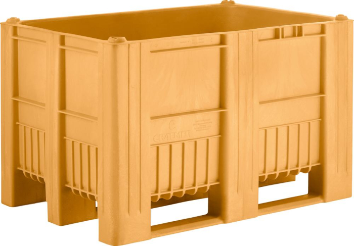 Palettenbox CB1
B1200 x T800 x H760 mm
3 Kufen, lebensmittelecht - Detail 1