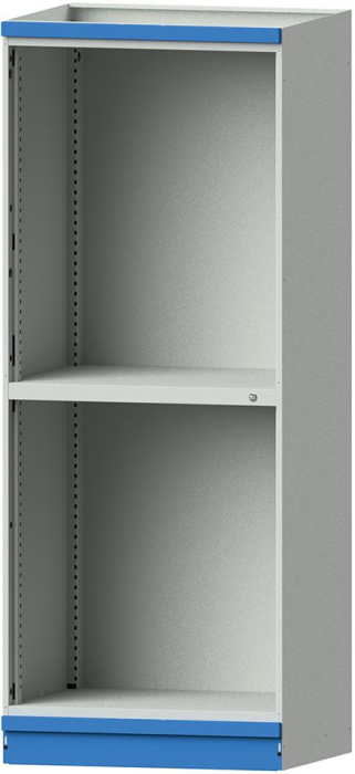 Leergehäuse Modell 102
B865xT720xH2200mm
RAL 7035 - Detail 1