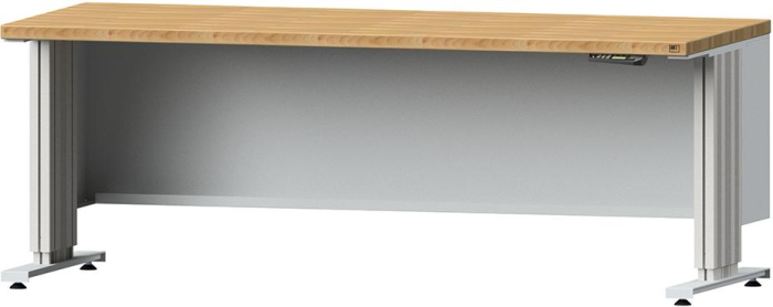 Arbeitstisch Lift
B2000xT800xH740-1140mm
RAL 7035, BMP: 40 mm - Detail 1