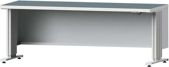 Arbeitstisch Lift
B2000xT800xH740-1140mm
RAL 7035, UBP: 40 mm - Detail 1