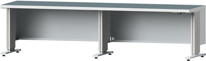 Arbeitstisch Lift
B2800xT800xH740-1140mm
RAL 7035, UBP: 40 mm - Detail 1