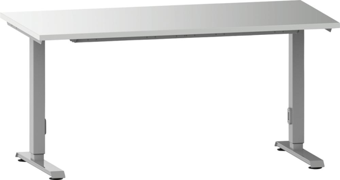 Arbeitstisch Solo Basic
Modultiefe 675, elek.
Melamin, RAL 9006-M - Detail 1