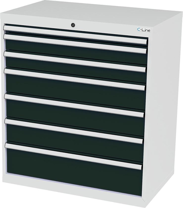 Schubladenschrank
B900xT575xH1020 mm
RAL7035/7016 - Detail 1