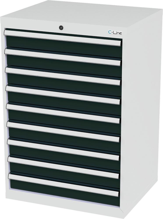 Schubladenschrank
B700xT575xH1020 mm
RAL7035/7016 - Detail 1