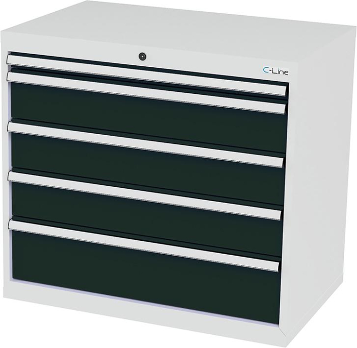 Schubladenschrank
B900xT575xH820 mm
RAL7035/7016 - Detail 1