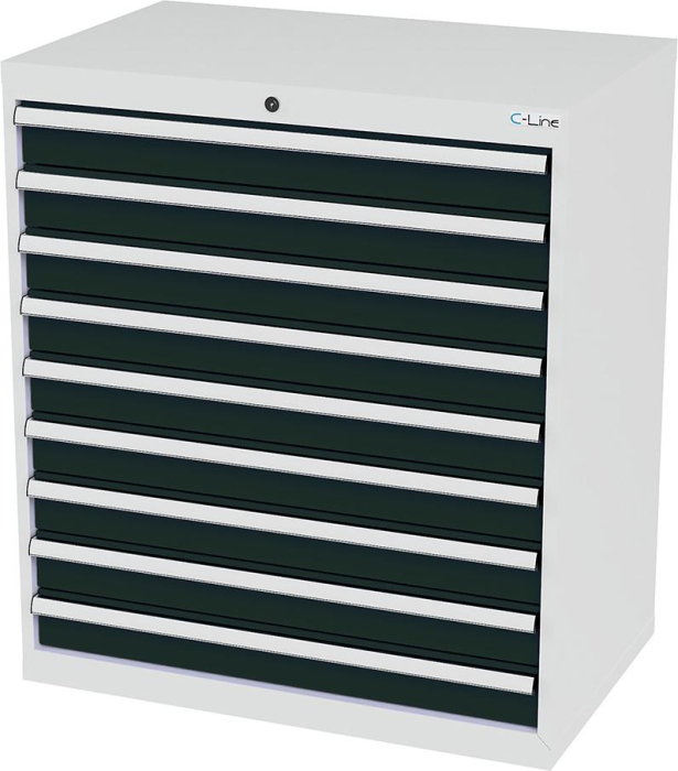 Schubladenschrank
B900xT575xH1020 mm
RAL7035/7016 - Detail 1