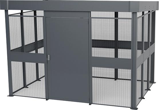 Überdachung CLEVERPARK
B2455 x T2245 x H2200 mm
Grundmodul - Detail 1