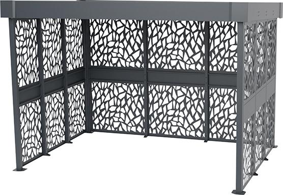 Überdachung CLEVERPARK
B2455 x T2245 x H2200 mm
Grundmodul - Detail 1