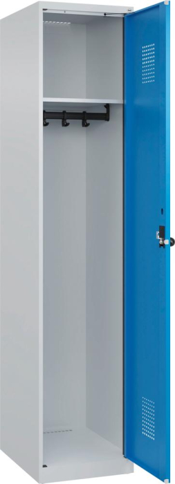 Garderobenschrank EVOLO
bodenstehend
RAL 7035/5012, 1 Abteil - Detail 1