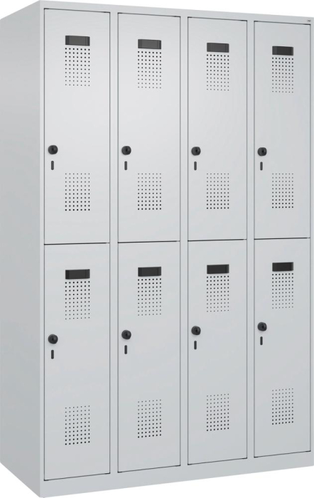 Doppelst. Schrank EVOLO
bodenstehend
RAL7035/7035, 4x2Abteile - Detail 1