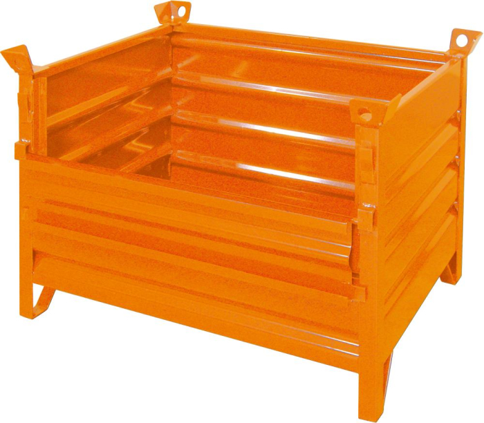 Vollwand-Stapelpalette
1500 kg
reinorange RAL 2004 - Detail 1
