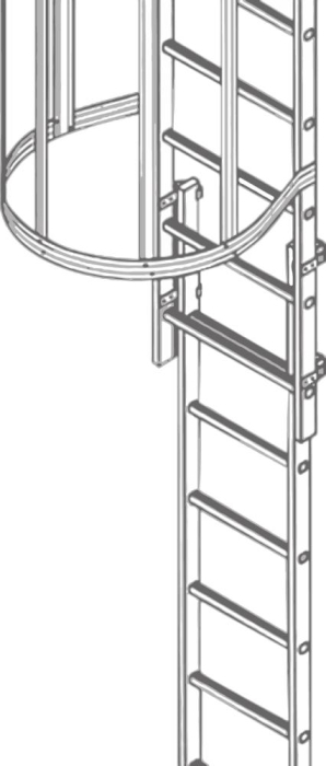 Notabstiegsleiter
Nutzlänge ca. 2,50 m - Detail 1