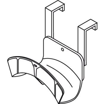 Kabel-Schlauchaufhängung
für Materialc. Schwer - Detail 1