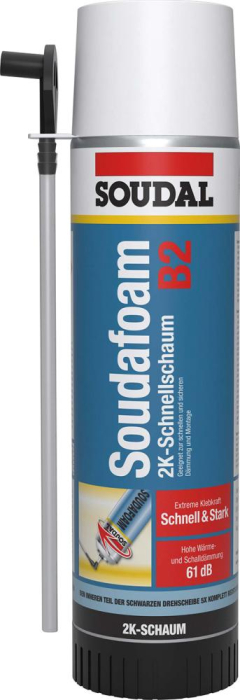 Soudafaom 2K B2 PU-Schaum
400ml (MDI) SOUDAL - Detail 1