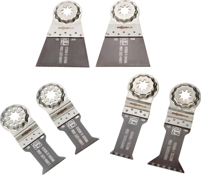 Multimaster Zubehör Set
Best of E-Cut SLP    Fein
Holz+Metall - Detail 1