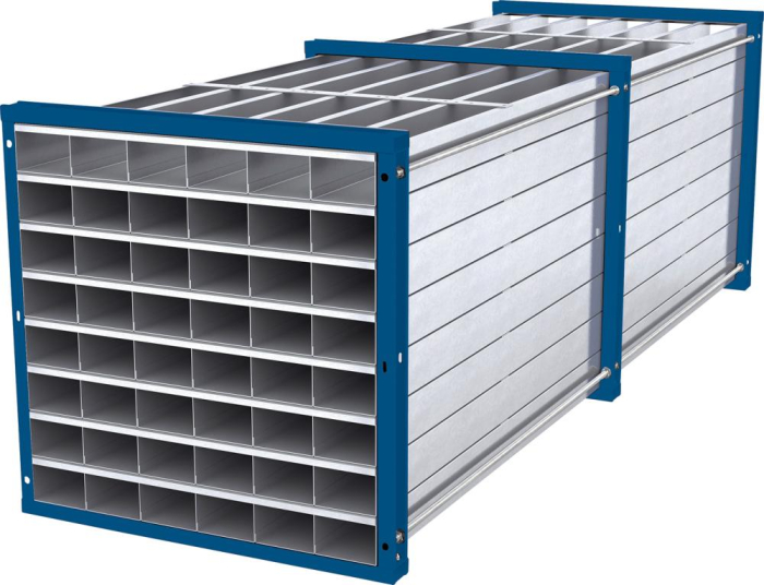 Wabenregal WR-48
1000x1000x3000 - Detail 1