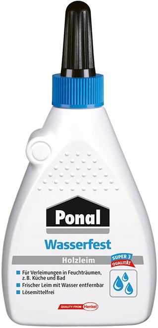 Ponal Wasserfest Super 3
Holzleim 120g Flasche (F)
Weißleim - Detail 1