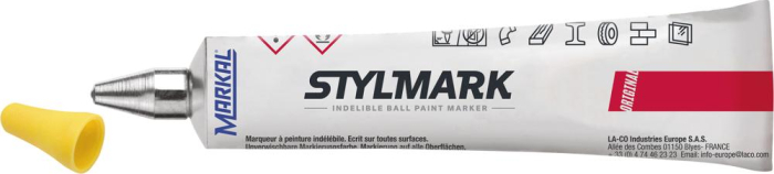 Tubenschreiber Markal
Stylmark 50ml gelb - Detail 1
