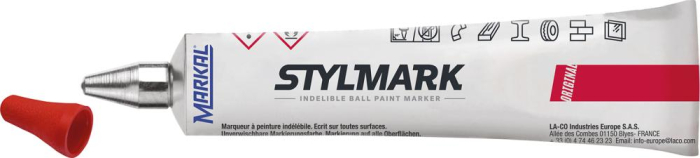Tubenschreiber Markal
Stylmark 50ml rot - Detail 1